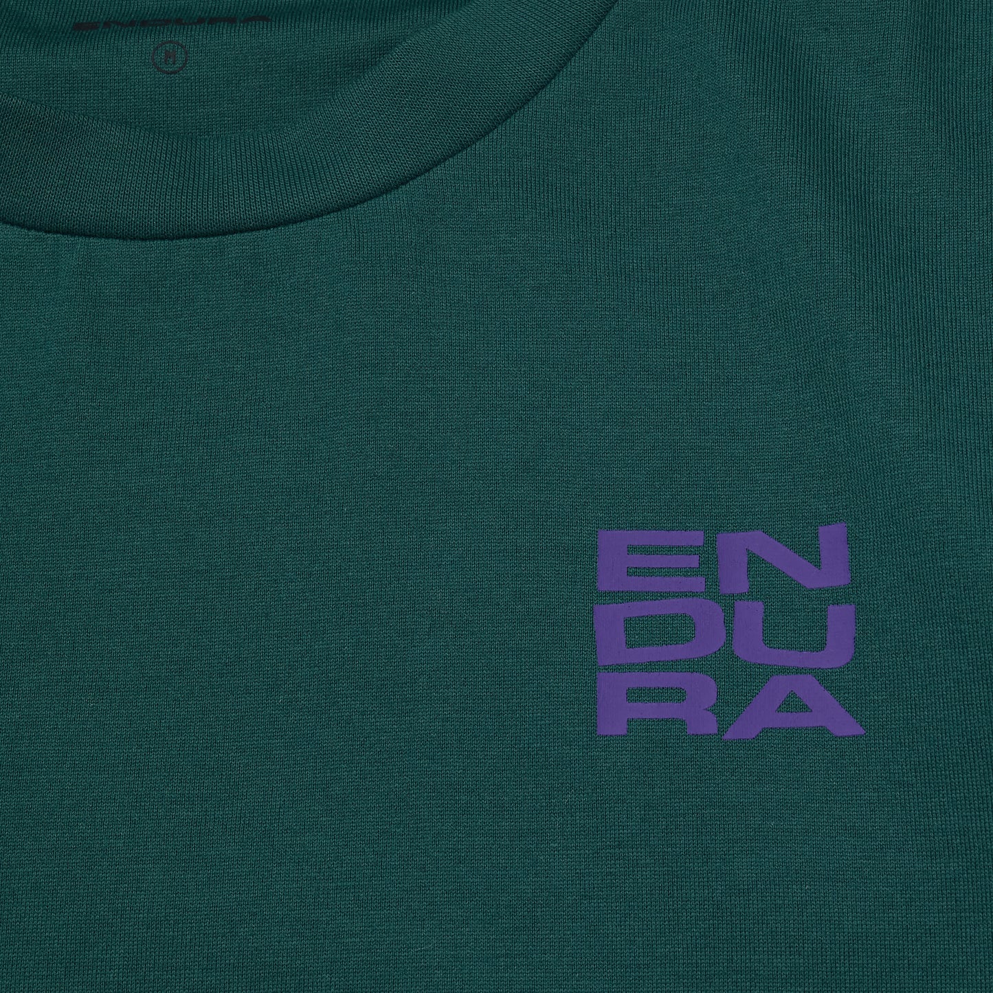 ENDURA STACKED LOGO GRAPHIC T-paita Teal värinen