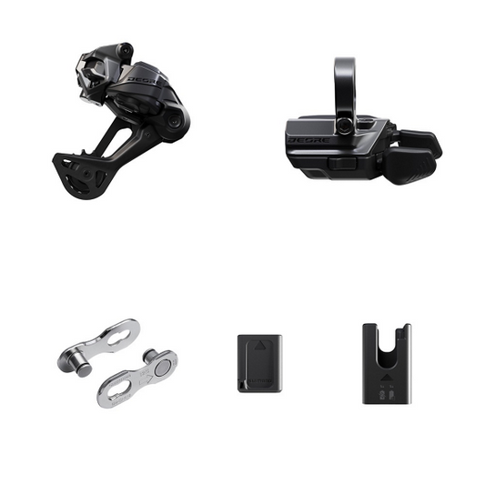 SHIMANO DEORE Di2 Wireless M6250-SGS päivityssarja Pitkä häkkikauluskokoonpano
