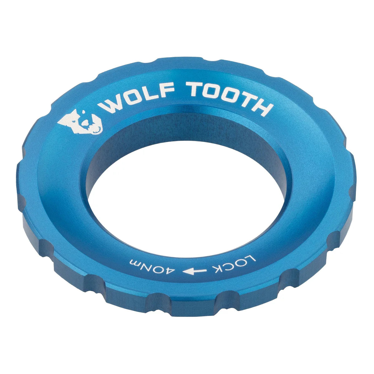 WOLF TOOTH -ulkoinen Centerlock-mutteri, sininen