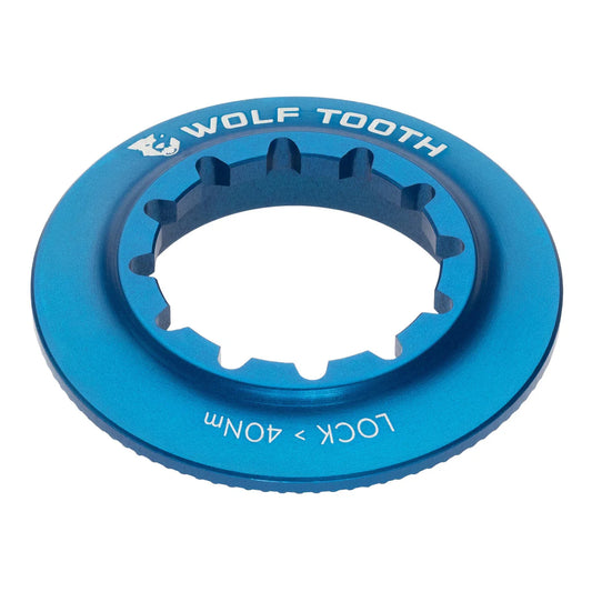 WOLF TOOTH:n sininen sisäinen Centerlock-mutteri