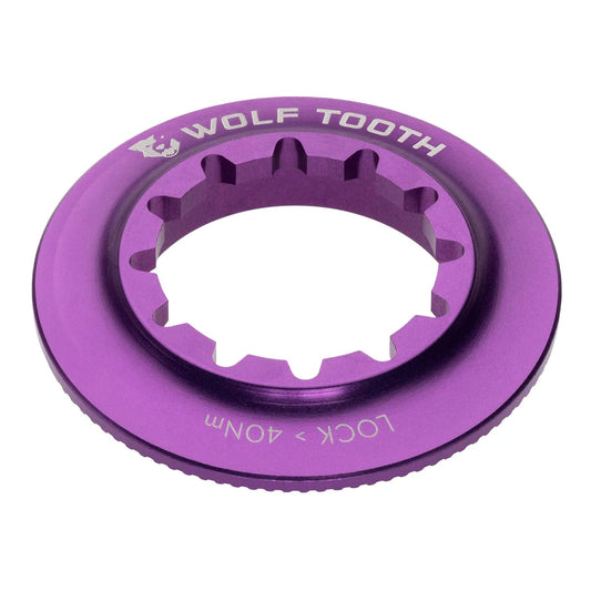 WOLF TOOTH:n violetti sisäinen Centerlock-mutteri
