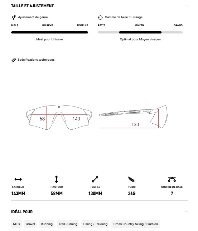 Silmälasit RUDY PROJECT ASTRAL SPHERE Kristalli Musta Linssit POLAR 3FX POLARIZED Multilaser - moniteholasit