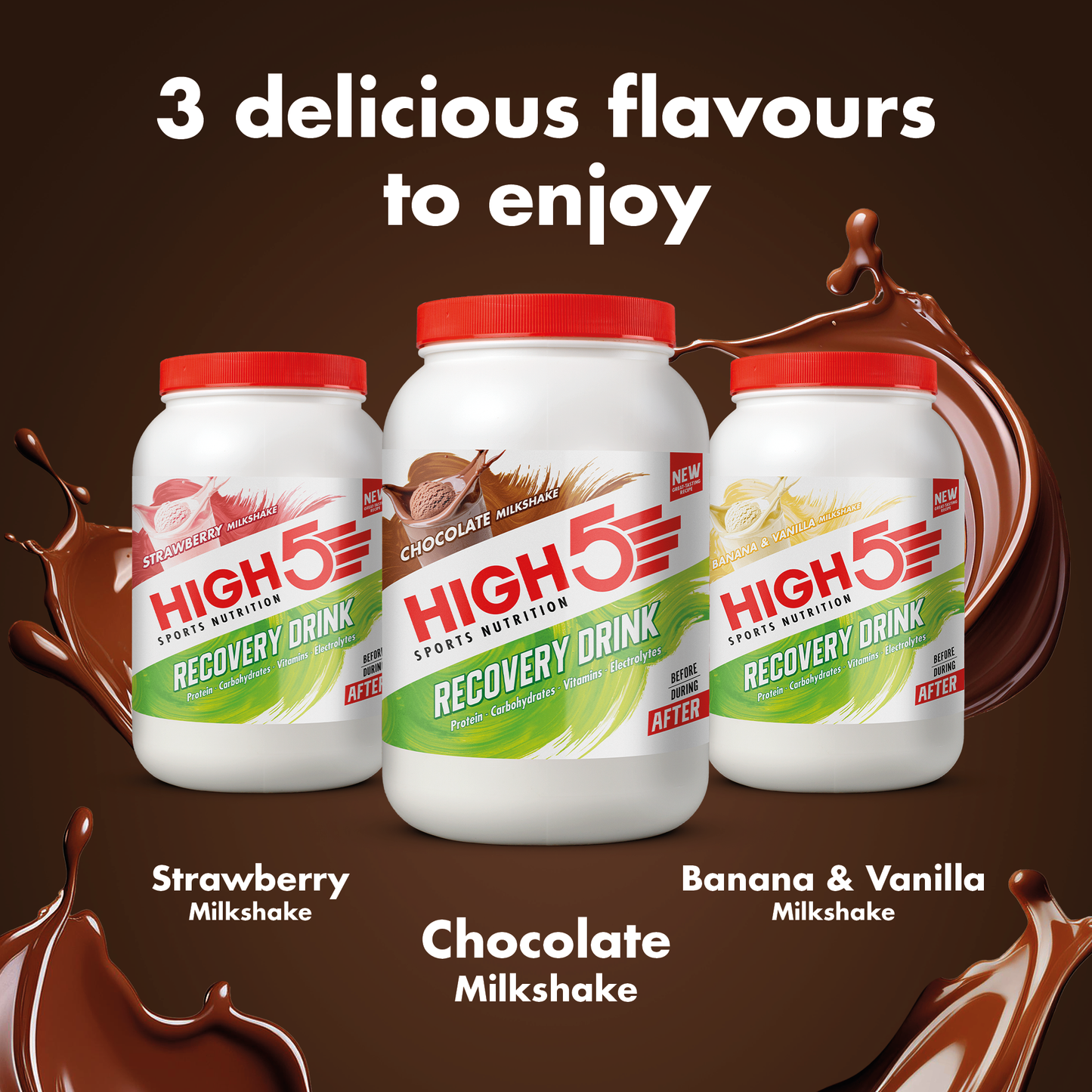 HIGH5 RECOVERY DRINK (1.6kg) Suklaa