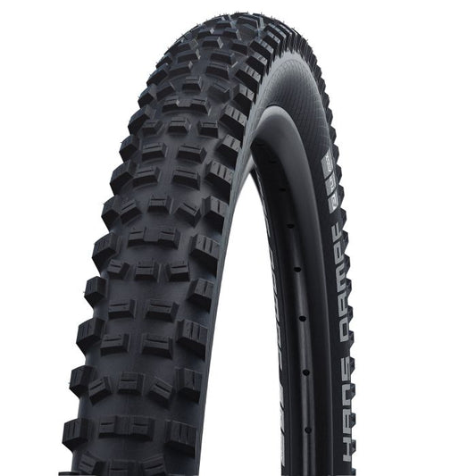 SCHWALBE HANS DAMPF 27.5x2.35 ADDIX Performance Twinskin Tubeless Ready Soft Musta rengas