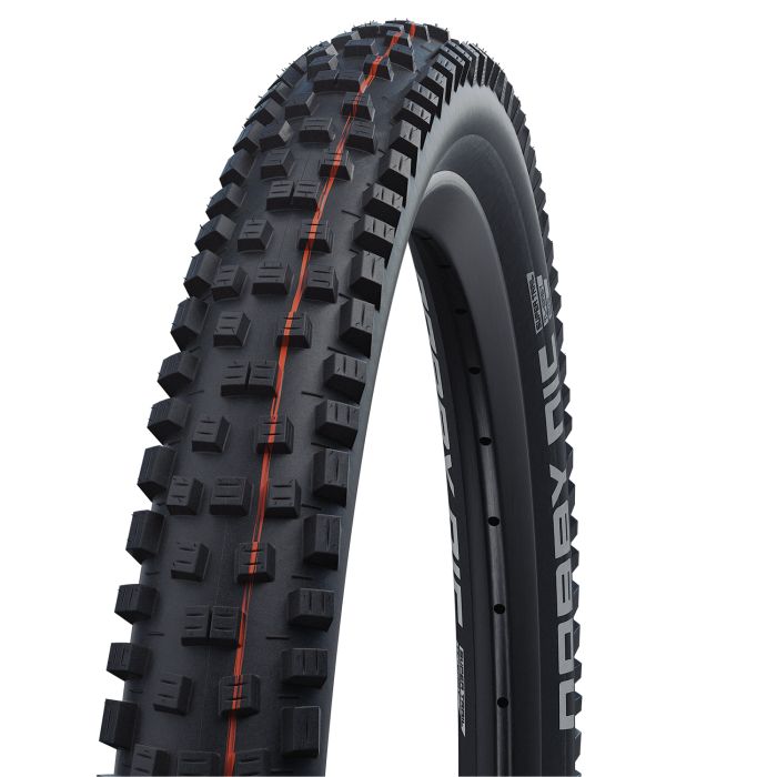 SCHWALBE NOBBY NIC 27.5x2.60 ADDIX SOFT SUPERTRAIL Tubeless Ready Soft Musta rengas