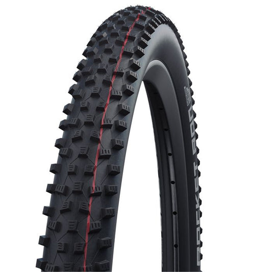 SCHWALBE ROCKET RON 27.5x2.25 ADDIX SPEED SUPERRACE Tubeless Ready Soft Musta rengas