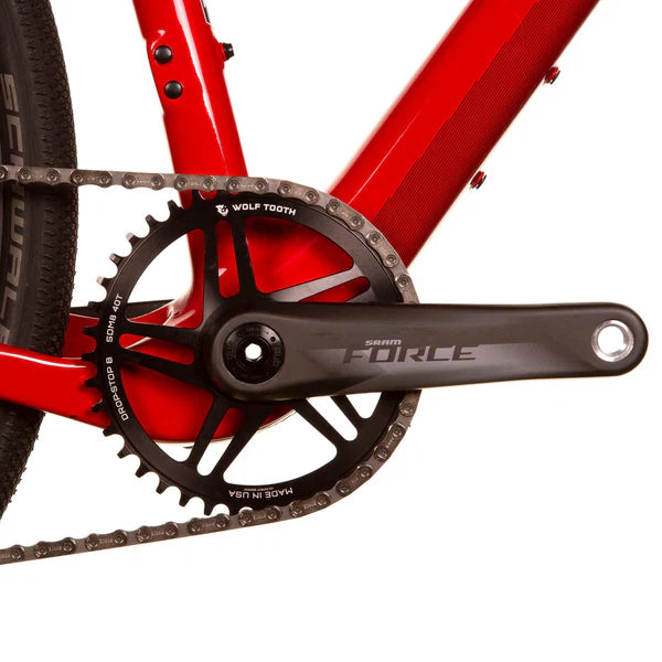 WOLF TOOTH DROP-STOP ST GRAVEL DM 8 ruuvi Sram Black Mono ketjupyörä