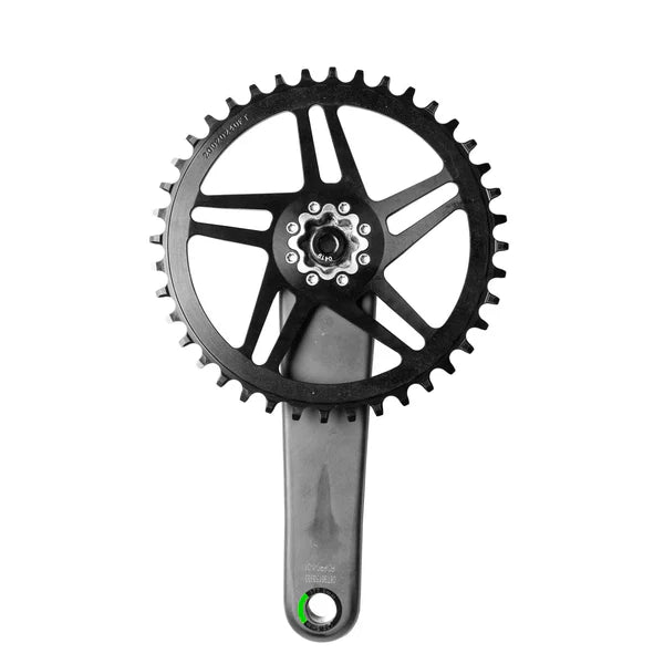 WOLF TOOTH DROP-STOP ST GRAVEL DM 8 ruuvi Sram Black Mono ketjupyörä