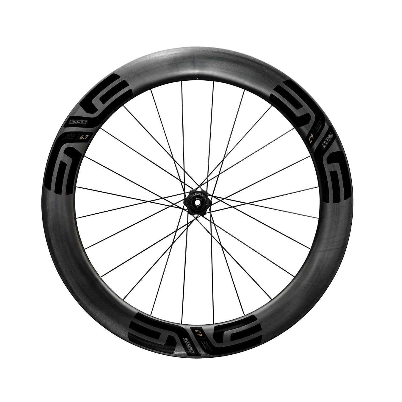 ENVE SES 6.7 Tubeless Ready takapyörä (keskuslukitus) Musta