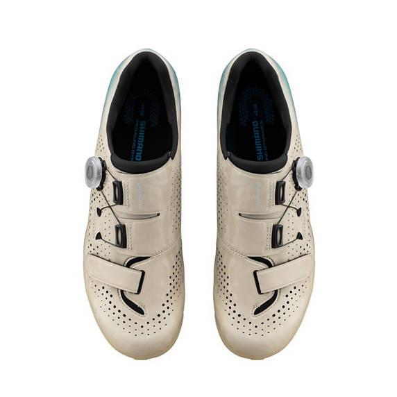 SHIMANO RX600 Beige/sininen GRAVEL kengät