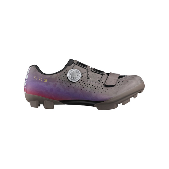 SHIMMANO RX600 Naisten GRAVEL-kengät harmaa / violetti