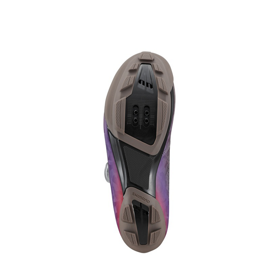 SHIMMANO RX600 Naisten GRAVEL-kengät harmaa / violetti