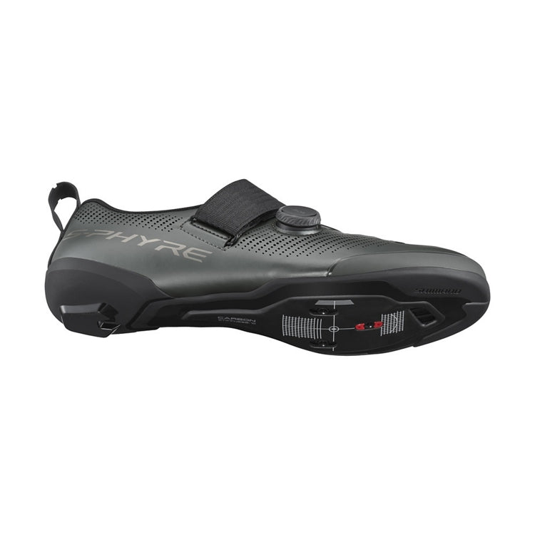 SHIMANO TR903 Teräksenharmaa Matt Triathlon kengät