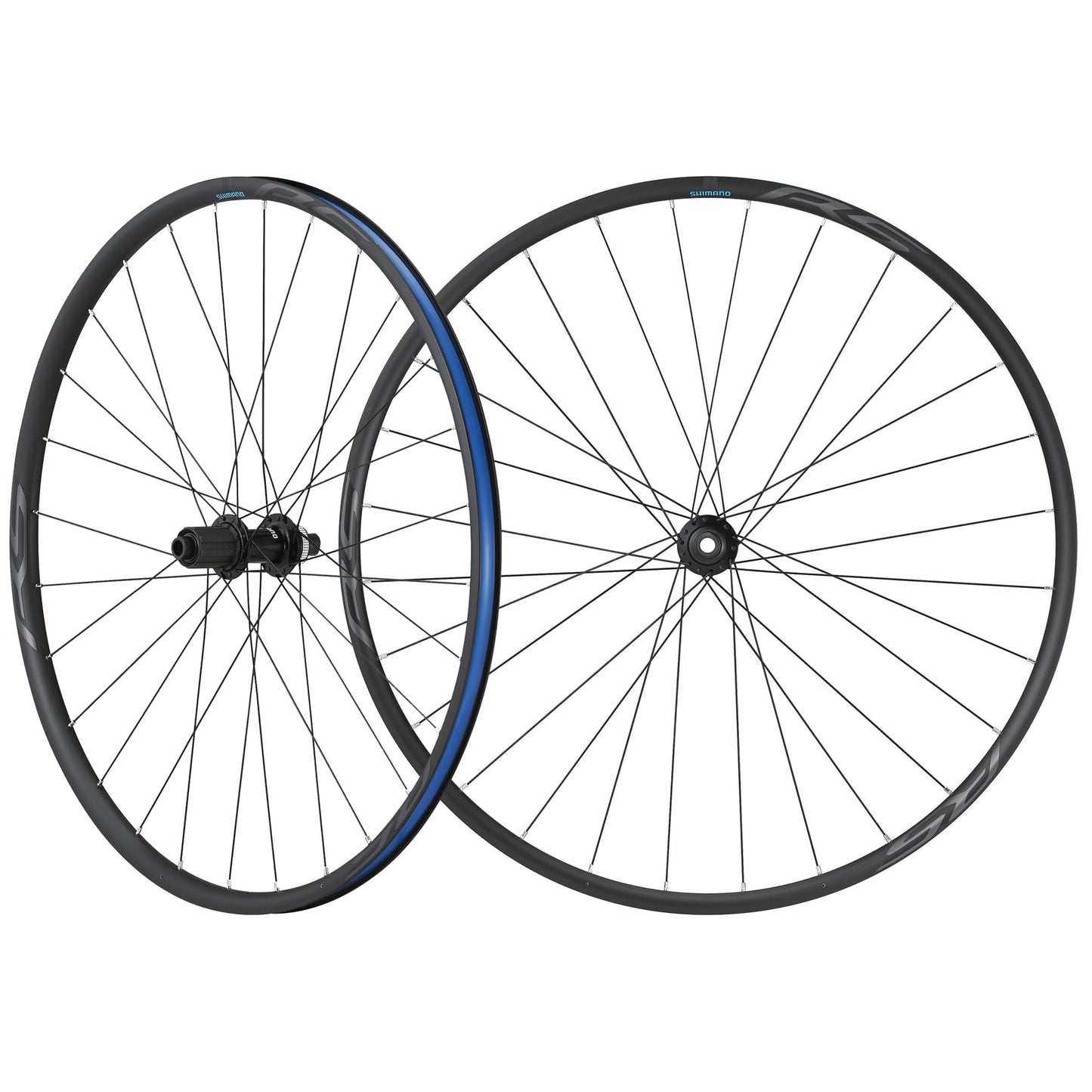 Pari SHIMANO RS171 pyörää renkailla (keskuslukitus)