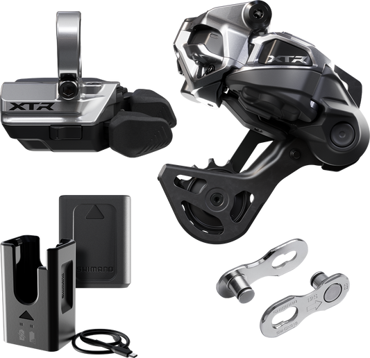 Päivityssarja SHIMANO XTR Di2 Wireless M9250-GS Medium Cage -kauluskiinnityslevyyn