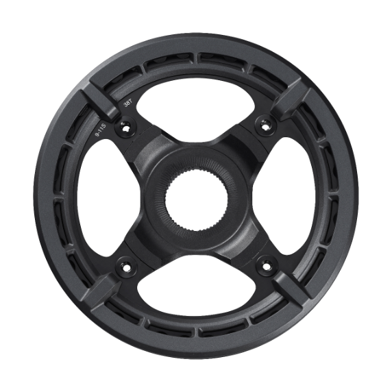 SHIMANO SM-CRE70 9/10/11-vaihteinen 38T musta monoketjupyörä (kaksoisohjainketju)