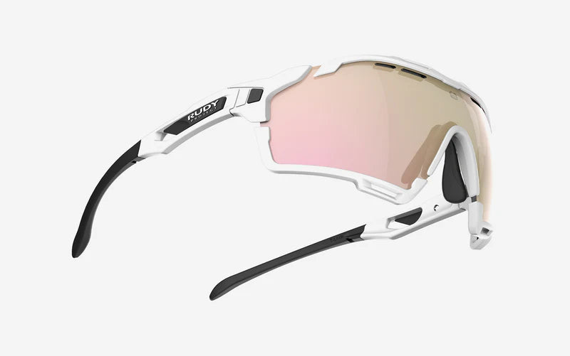 Aurinkolasit RUDY PROJECT CUTLINE Valkoiset linssit RP Optics Multilaser Rose Gold
