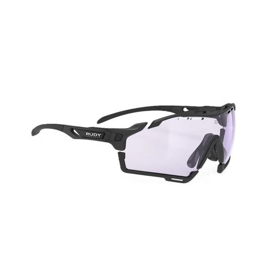 RUDY PROJECT CUTLINE Aurinkolasit Musta Matt IMPACTX™ linssit Photochromic Laser Purple -valokromaattinen laser violetti
