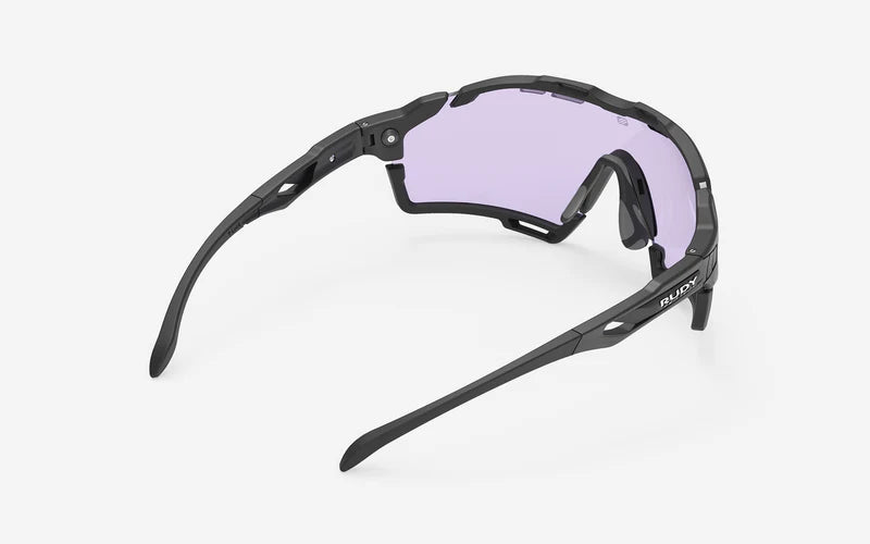 RUDY PROJECT CUTLINE Aurinkolasit Musta Matt IMPACTX™ linssit Photochromic Laser Purple -valokromaattinen laser violetti