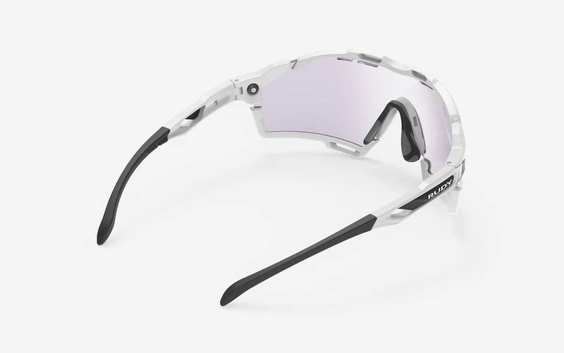 RUDY PROJECT CUTLINE Aurinkolasit Valkoinen IMPACTX™ linssit Photochromic Laser Purple -valokromaattinen laser violetti
