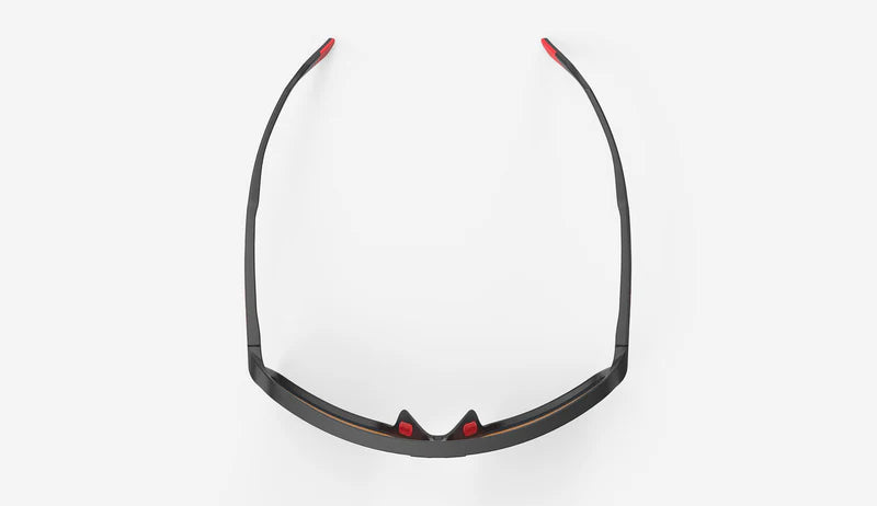 RUDY PROJECT SPINSHIELD -lasit Musta RP-optiikka Multilaser-punaiset linssit