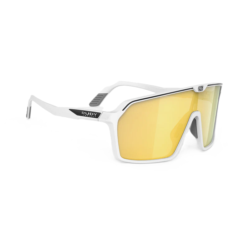 RUDY PROJECT SPINSHIELD -lasit Valkoinen RP-optiikka Multilaser Gold -linssit