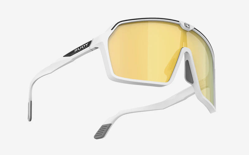 RUDY PROJECT SPINSHIELD -lasit Valkoinen RP-optiikka Multilaser Gold -linssit
