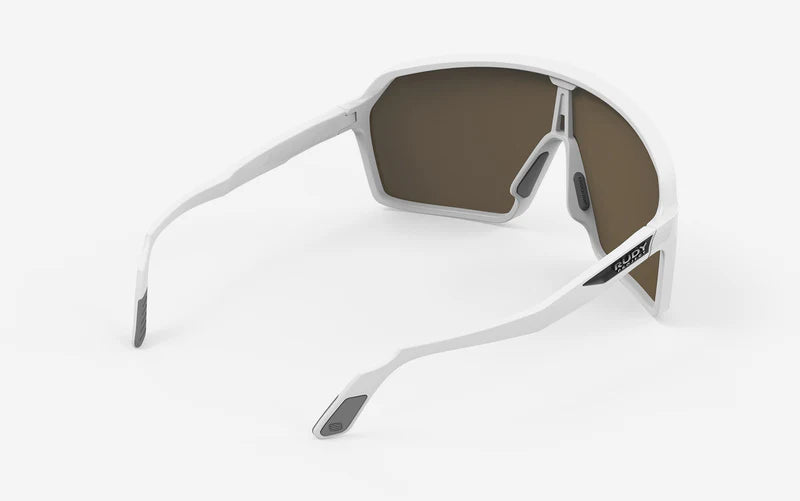 RUDY PROJECT SPINSHIELD -lasit Valkoinen RP-optiikka Multilaser Gold -linssit