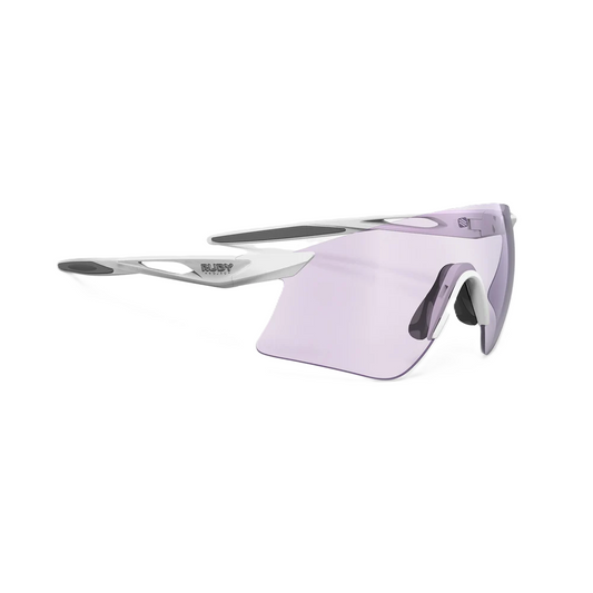RUDY PROJECT ASTRAL SPHERE -lasit Valkoiset IMPACTX™-linssit Photochromic Laser Purple -valokromaattinen laser violetti