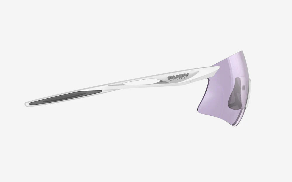 RUDY PROJECT ASTRAL SPHERE -lasit Valkoiset IMPACTX™-linssit Photochromic Laser Purple -valokromaattinen laser violetti