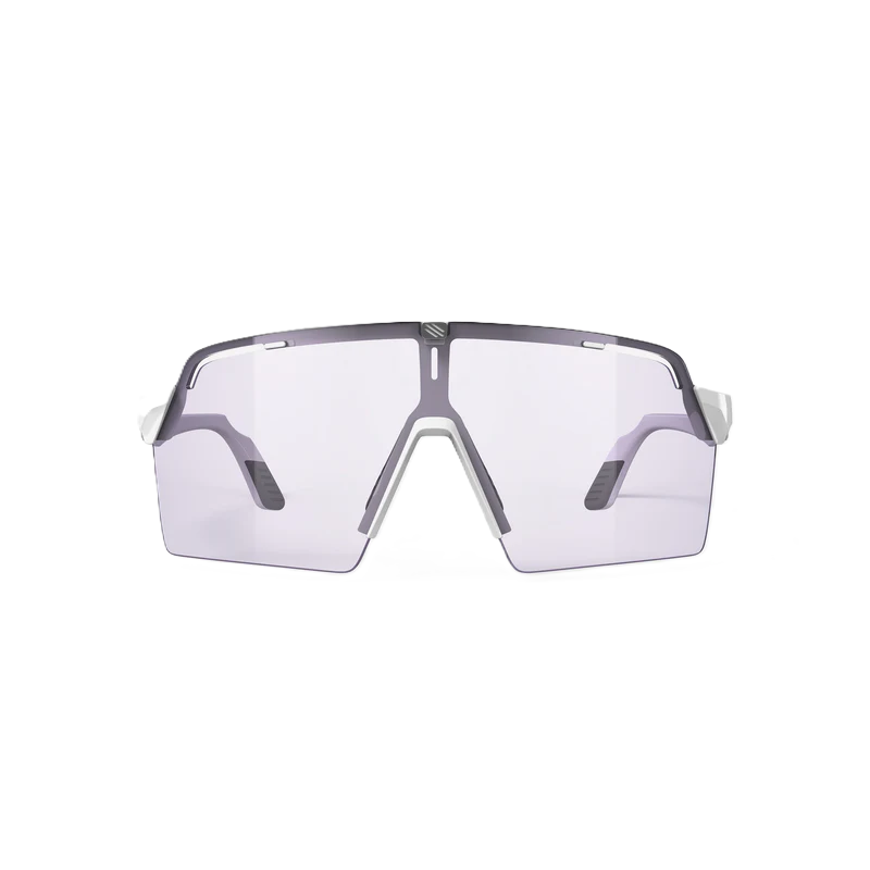 RUDY PROJECT SPINSHIELD PRO -lasit Valkoiset IMPACTX™-linssit Photochromic Laser Purple -valokromaattinen laser violetti
