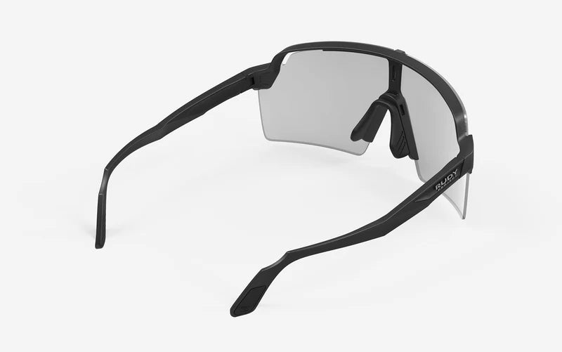 RUDY PROJECT SPINSHIELD PRO -lasit Matt Black IMPACTX™ -linssit Photochromic Laser Black -valokromaattinen laser musta