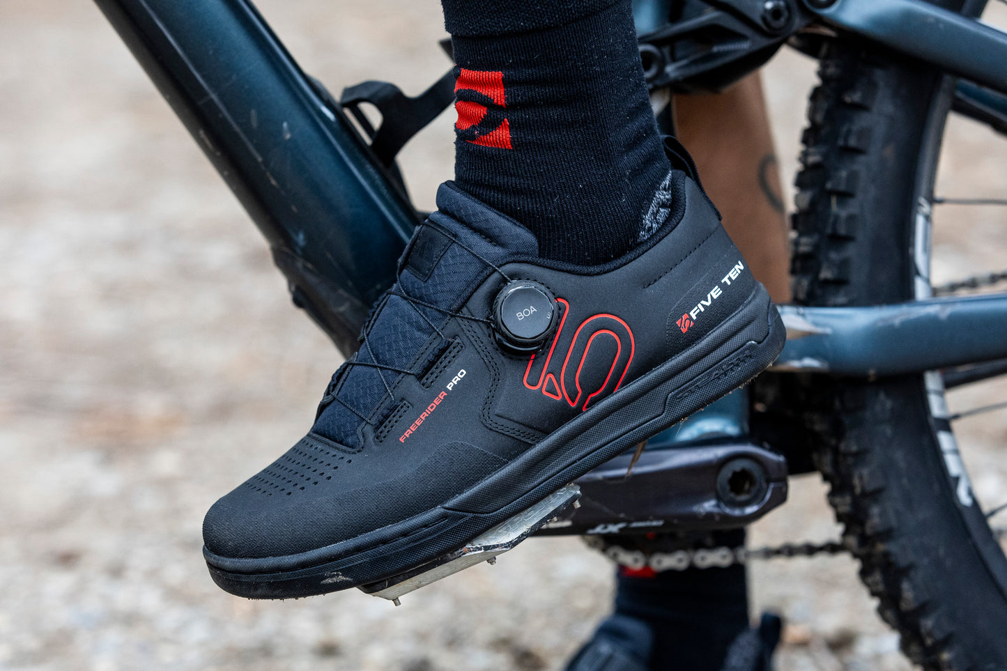 ADIDAS FIVE TEN FREERIDER PRO BOA MTB-kengät Musta/Punainen 2025