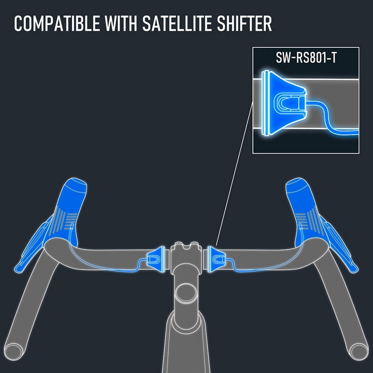 Oikea SHIMANO GRX Di2 ST-RX825-R -vaihdevipu