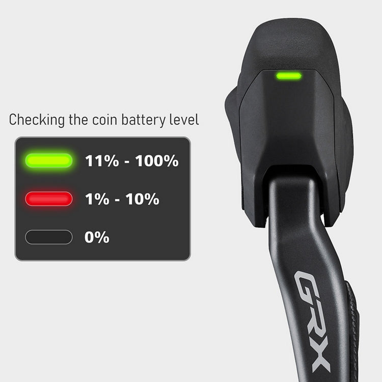 Oikea SHIMANO GRX Di2 ST-RX825-R -vaihdevipu
