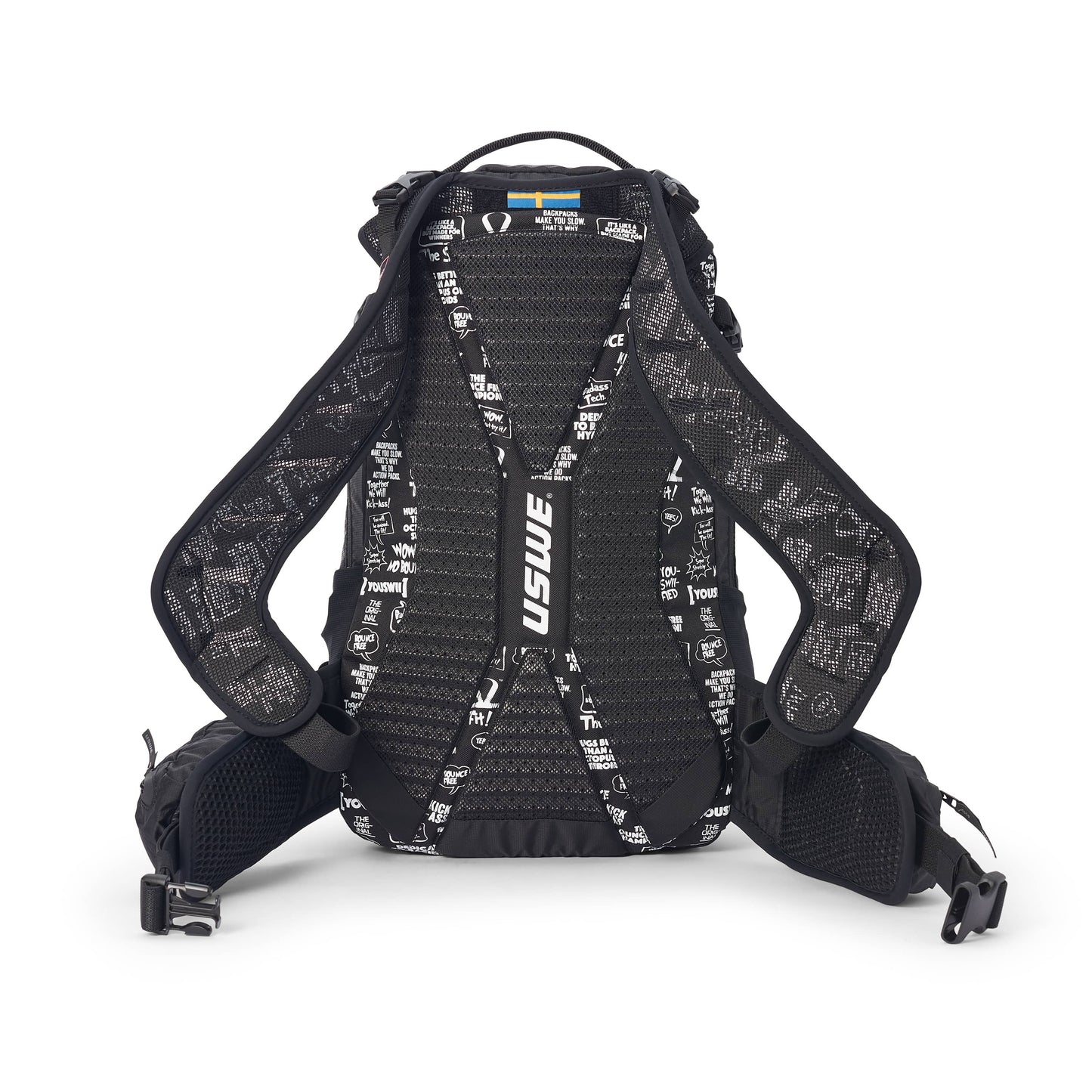 USWE SHRED 16 L -reppu, musta