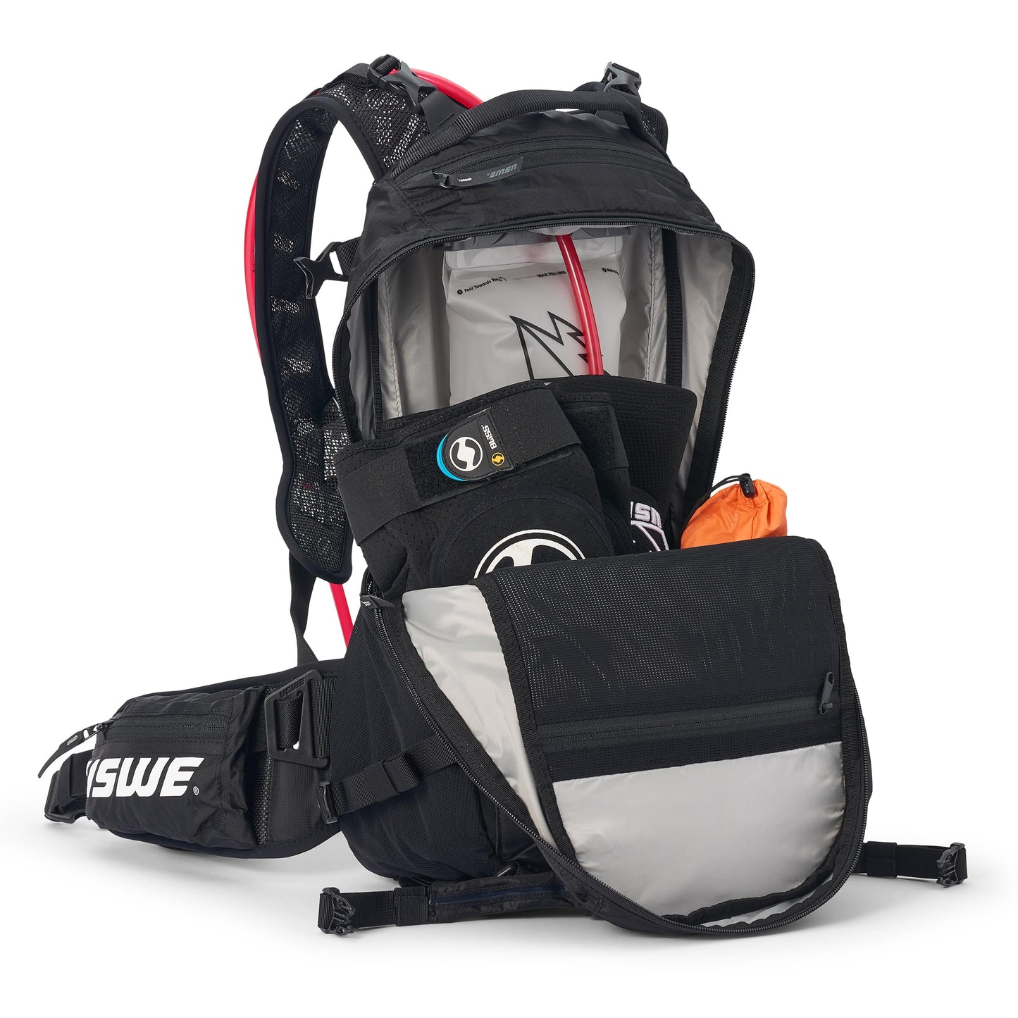 USWE SHRED 16 L -reppu, musta