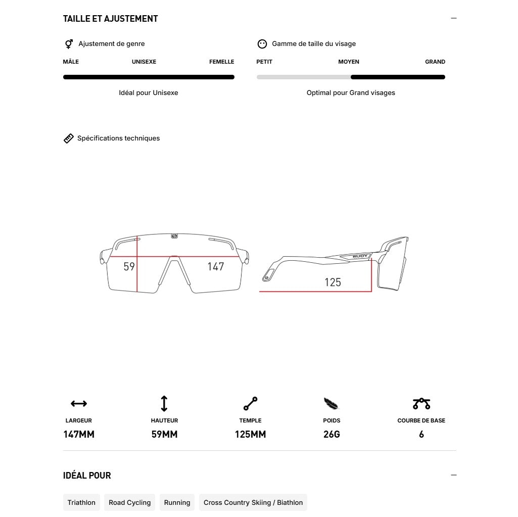 RUDY PROJECT SPINSHIELD PRO -lasit Matt Black IMPACTX™ -linssit Photochromic Laser Black -valokromaattinen laser musta