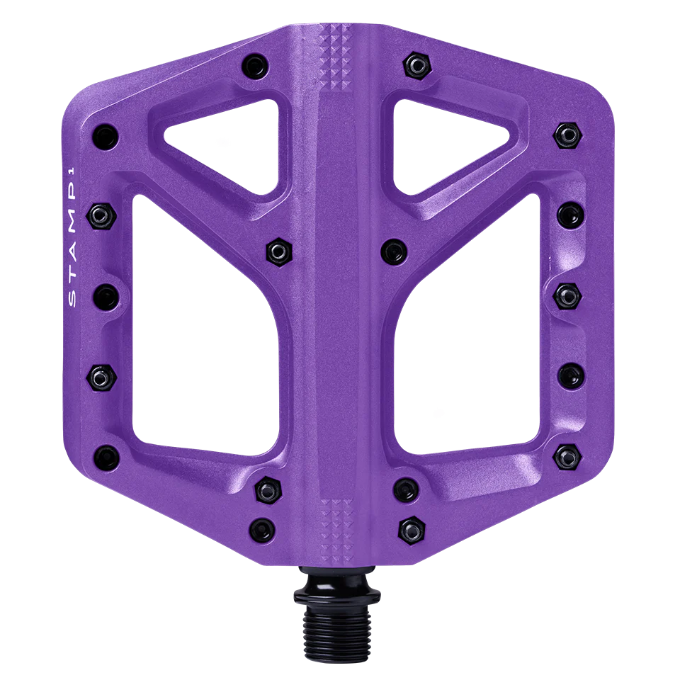 Litteät polkimet CRANKBROTHERS STAMP 1 Suuri violetti