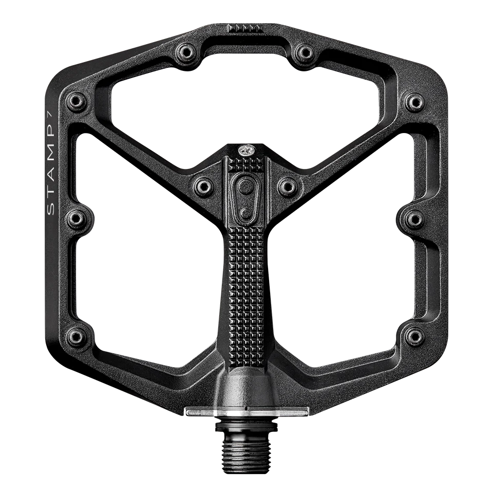 CRANKBROTHERS STAMP 7 Suuret litteät polkimet musta