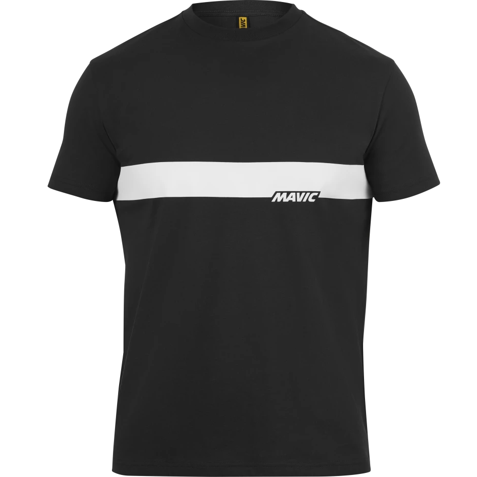 MAVIC CORPORATE STRIPE T-paita Musta