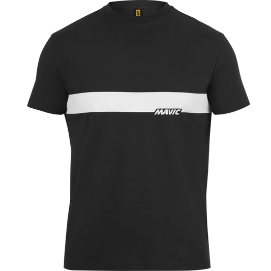MAVIC CORPORATE STRIPE T-paita Musta