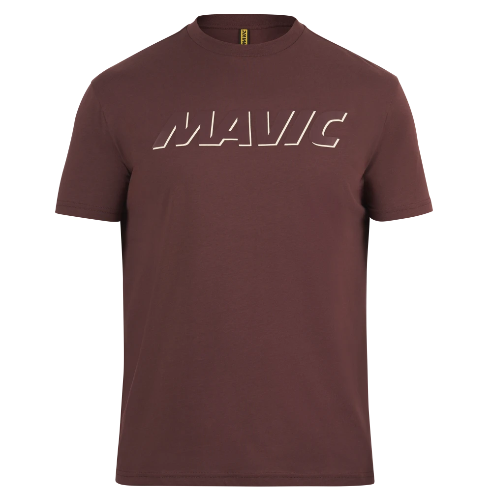 MAVIC CORPORATE LOGO Aubergine T-paita