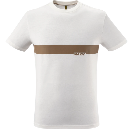 MAVIC CORPORATE STRIPE t-paita valkoinen