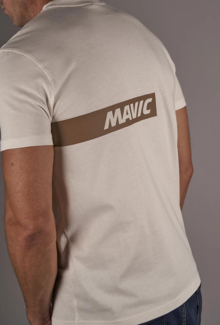 MAVIC CORPORATE STRIPE t-paita valkoinen