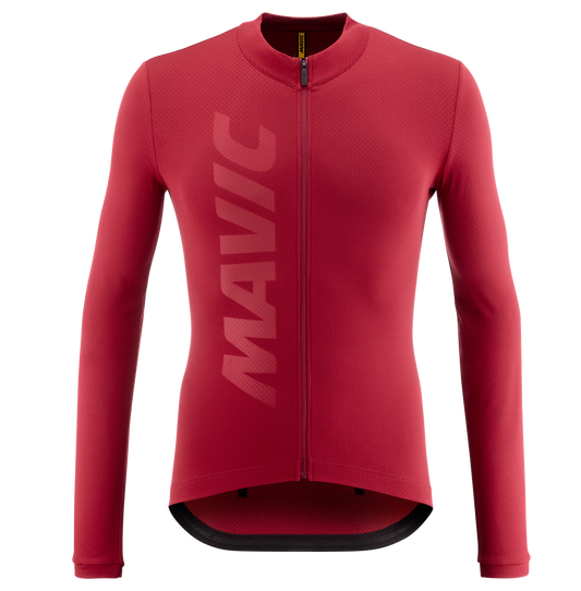 MAVIC AKSIUM THERMO pitkähihainen Jersey Bordeaux