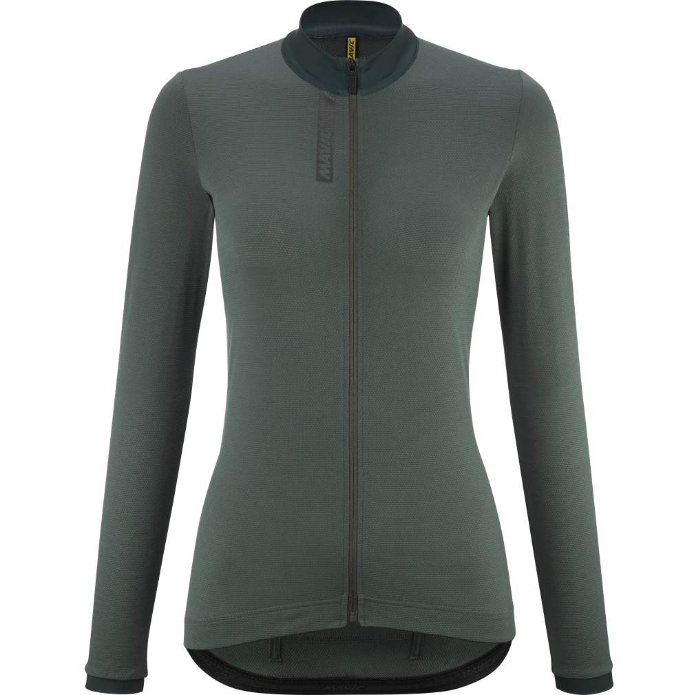 Naisten MAVIC AKSIUM pitkähihainen Jersey vihreä