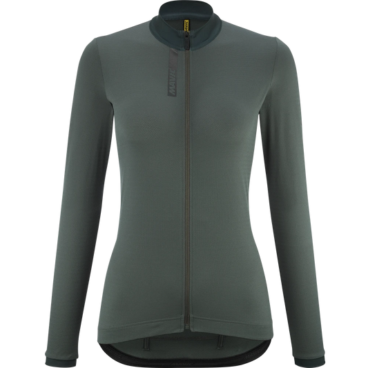 Naisten MAVIC AKSIUM pitkähihainen Jersey vihreä