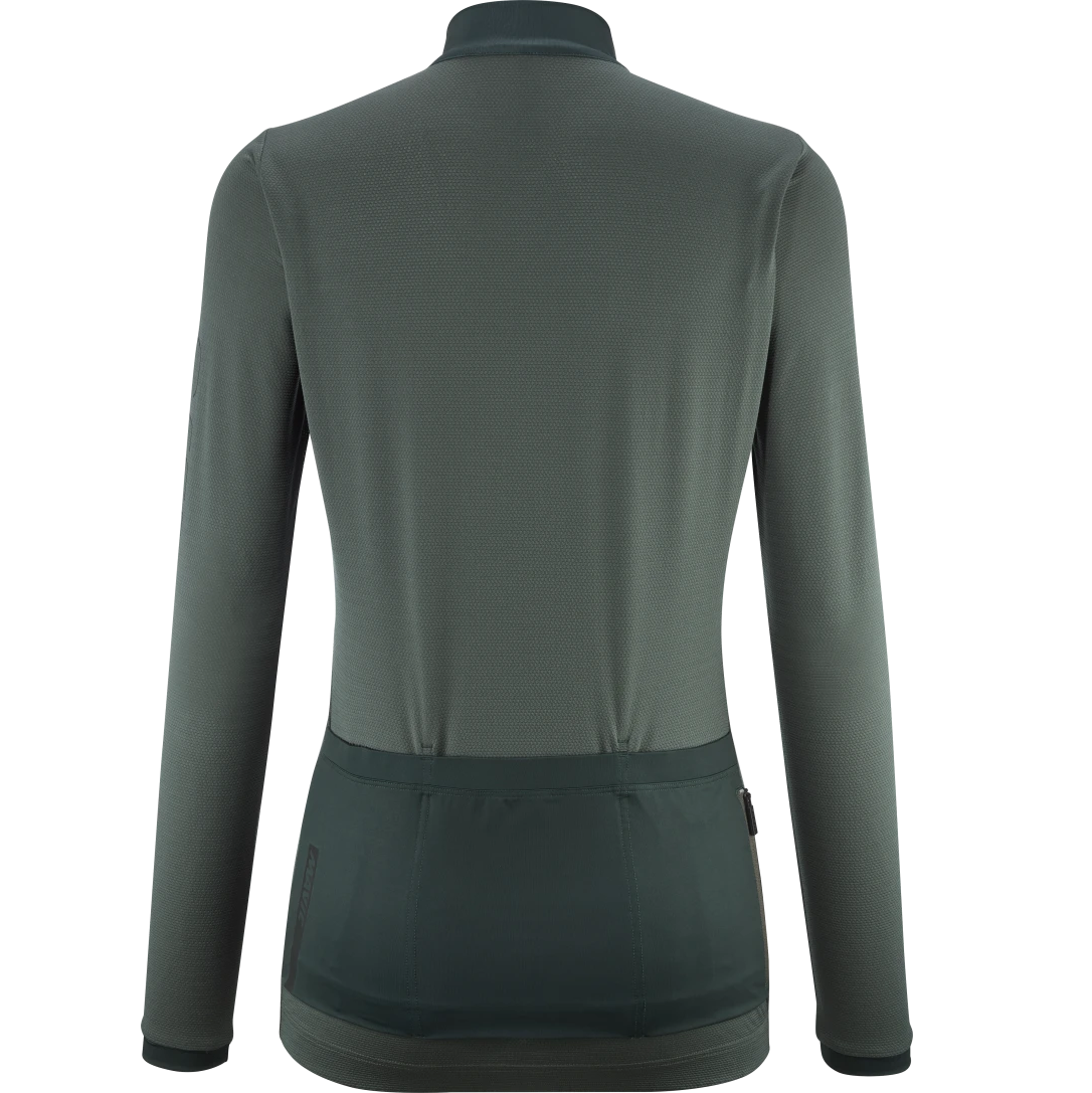 Naisten MAVIC AKSIUM pitkähihainen Jersey vihreä