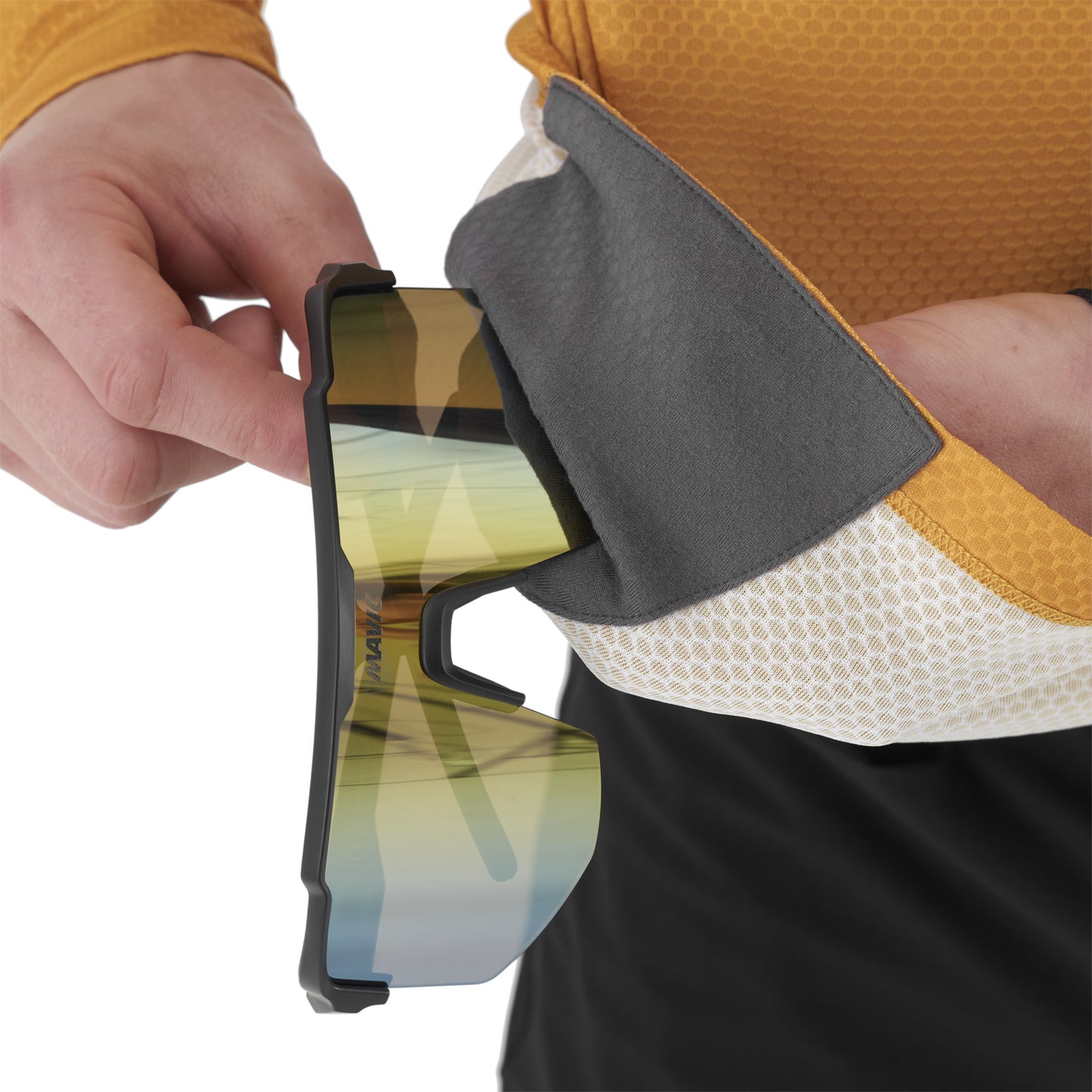 MAVIC DEEMAX ENDURO pitkähihainen trikoo musta/ruskea